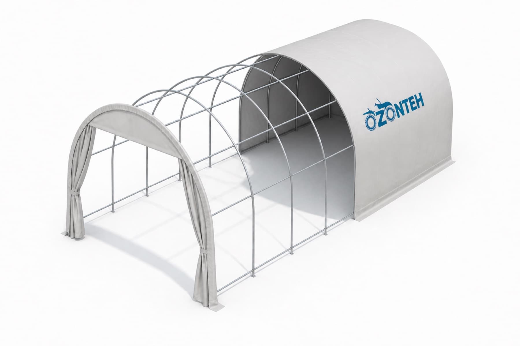 Garaj-cort 4,3 × 9,2 × 4,3 m
